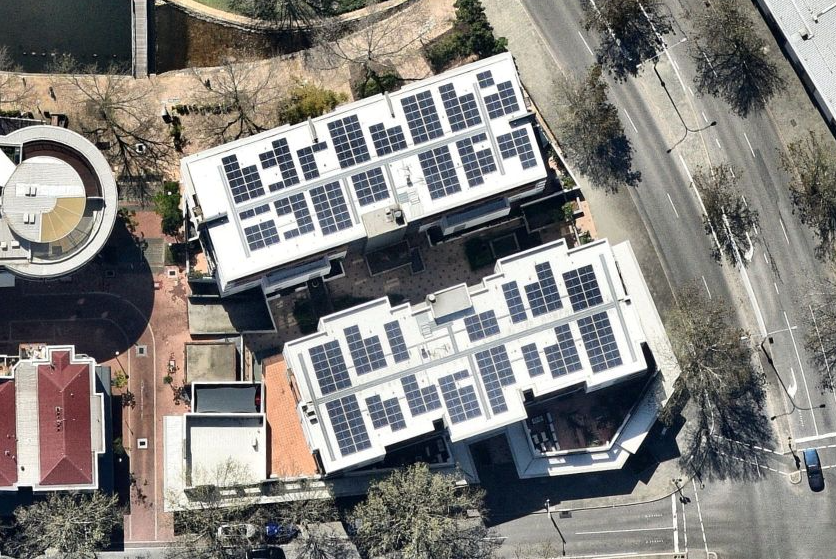 100kW solar project in embedded network in perth WA