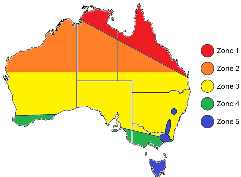 STC Zones for Heat Pumps Map