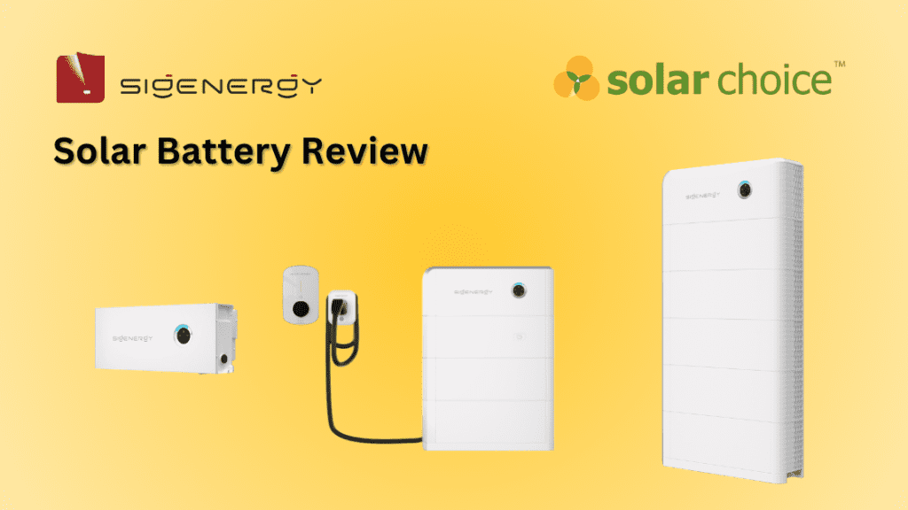 Sigenergy Battery review banner image