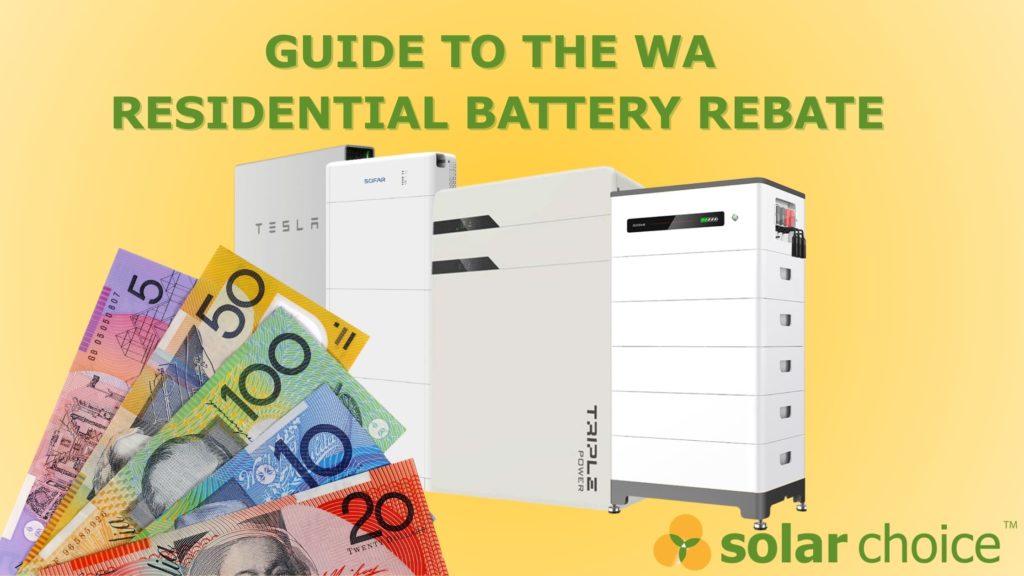 WA BATTERY REBATE SCHEME